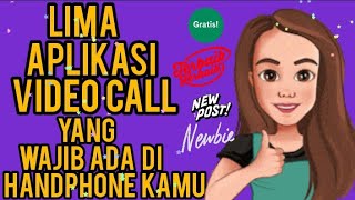 5 APLIKASI VIDEO CALL GRATIS YG WAJIB ADA DI HANDPHONE KAMU✔️