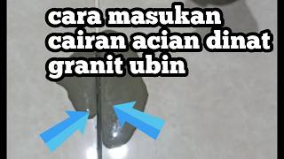 cara saya atasi granit ubin kosong dan berbunyi saat terpijak