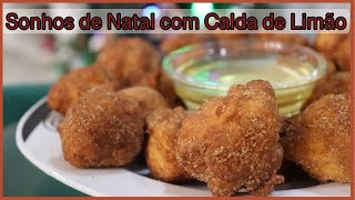 SONHOS DE NATAL COM CALDA DE LIMAO I RECEITA TRADICIONAL PORTUGUESA I Bruna Rodrigues