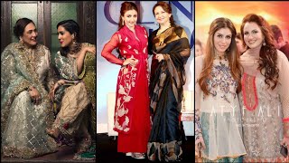 Amazing pictures of Pakistani and Indian actress with their Mathers 💞