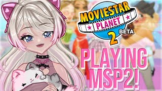 Playing MovieStarPlanet 2/MovieStarPlanet + Late Night Chatting! ✨💕