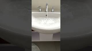 Bathtub ASMR Short // Sink Filling over Ice Part 1 #watersounds #ice #whitenoise