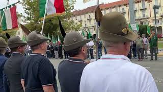 IMG 0462 - Alpini in piazza Genova Alessandria. In occasione dell'Inaugurazione del Monumento Alpini