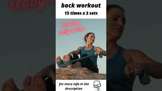 #BACK Workout #YouTube Shorts #Back Exercises #Fitness #Back #Exercises