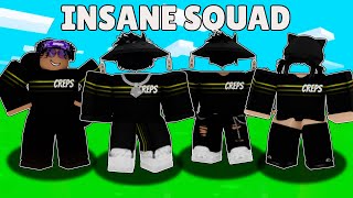 This SQUAD is INSANE in Roblox Bedwars..