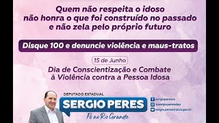 Vamos enfrentar juntos a  violência à pessoa idosa!