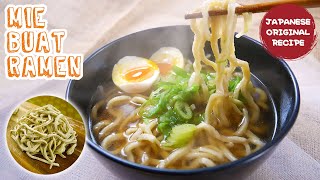 Cara Membuat Mie Ramen Jepang Tanpa Mesin, -Homemade Japanese Noodle Rumahan