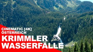 Krimml Waterfalls by Drone - Cinematic [4K] - Epic Aerial Footage