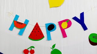 Fruit Theme Birthday Party | DIY | Birthday Party Decoration Ideas |Tutti Fruity Birthday Decoration