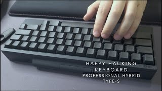 HHKB Pro Hybrid Type-S Typing Test (Stock PBT Keycaps)