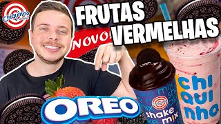 NOVO SHAKE MIX OREO e MILK SHAKE OREO COM FRUTAS VERMELHAS DO CHIQUINHO SORVETES