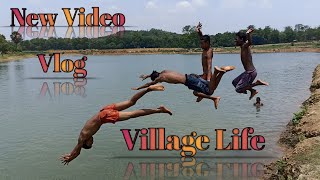 গ্রামের Pool Party 😜 ।। Pool party in Village😍।।  Swimming pool in village / #purulia #stunt #vlog