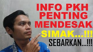 Info PKH penting dan mendesak tolong bantu sebarkan