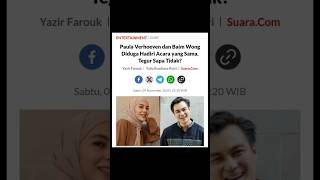 PAULA VERHOEVEN DAN BAIM WONG DIDUGA HADIRI ACARA YANG SAMA #shorts