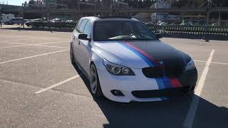 Project: BMW 535d with two tone and //M-stripe wrap