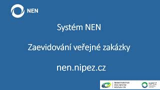 Video návod evidence veřejných zakázek v NEN