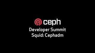 CDS Squid: Cephadm