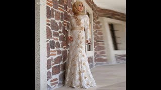 فساتين محجبات سهرة سوارية موضة ازياء 2018   fashion hijab Dresses veiled