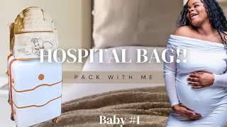 WHAT’S IN MY HOSPITAL BAG || LABOUR AND DELIVERY || BABY #1