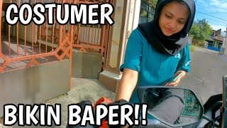 GRAB VLOG |  ANTAR GRAB FOOD KE KOS CEWEK CANTIK