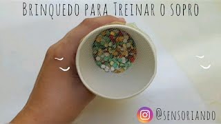 Sensoriando: brinquedo para treinar o sopro