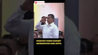 Prabowo bertanya Prestasi mayor Teddy