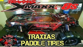 Traxxas Xmaxx Sand Paddle Tires