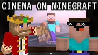 Visiting a Cinema with My Brother and Nephew in Minecraft!