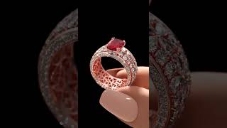 Red Diamond Ring #diamongring #ring #reddiamond #daljitdoshanj #youtube #shorts