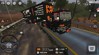 Game Mobil Truk Molen/Mixer Oleng Ud Quester Besar, Lewat Jalur Exstrime, Bussid Mobil Simulator.