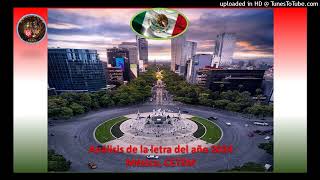 Análisis de la letra del año 2024 México CETEM