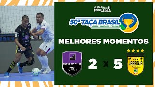 TAÇA BRASIL 2023 -  MELHORES MOMENTOS - House Via Motos 2 x 5 Jaraguá Futsal