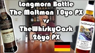 Longmorn - 10 Jahre The Maltman vs. 26 Jahre TheWhiskyCask