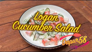 #resepviral YANG LAGI VIRAAL!!! LOGAN CUCUMBER SALAD! SALAD TIMUN ENAK! #salad