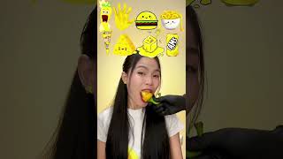 Random YELLOW Food ASMR Mukbang🤤#shorts #mukbang #asmr #eating #shorts