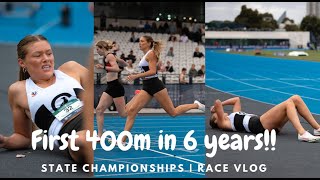 400m race day VLOG | State Championships