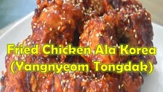 Resep Fried Chicken Ala Korea  Yangnyeom Tongdak