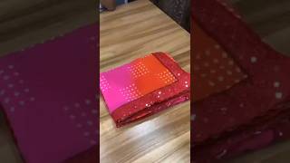 Printed saree unboxing 2023 💗 प्रिंटेड साड़ी 2023 💗 printed saree haul 💗 #shorts #printedsaree