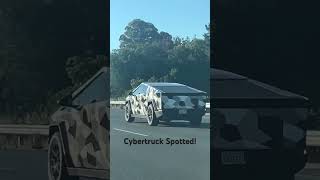 Cybertruck on California Highway #tesla #cybertruck #camo