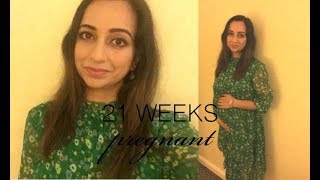 21 weeks pregnant - Anatomy Scan, diet and weight gain