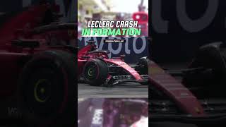 Leclerc Crash in Formation Lap 😱😱#shorts #formula1 #f1 #leclerc