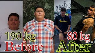 190 kg to 80 kg body transformation