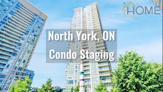 North York Condo Staging | 1bedroom + 1 den (2nd bed) |600-699 Sqft| iHome Staging Inc.