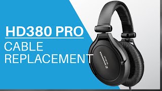 How to replace 3.5MM Cable on Sennheiser HD380 Pro Headphones