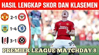 HASIL PERTANDINGAN MATCHDAY 8 | ENGLISH PREMIER LEAGUE 7-8 OKTOBER 2023 | MU Menang Chelsea On Fire