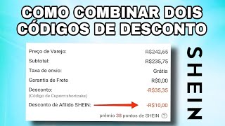 Como ADICIONAR dois CÓDIGOS DE DESCONTO na SHEIN (leia a descrição) #sheinbrasil #dicas  #sheinbr