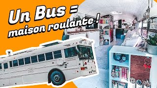 Un Bus aménagé en magnifique maison roulante !