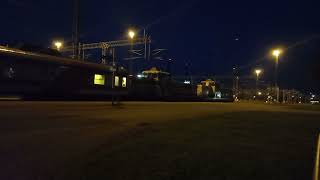 VR night train PYO 276 with 2xDr16 from Kolari to Helsinki, arrives and leaves in Kemi 26.08.2023.