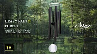 ASMR, Wind Chime & Rain, Forest | Sounds for Sleeping, Relaxation, Focus | White Noise, Nature Sound