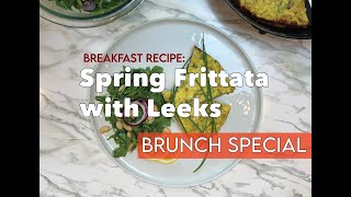 Spring Frittata with Leeks